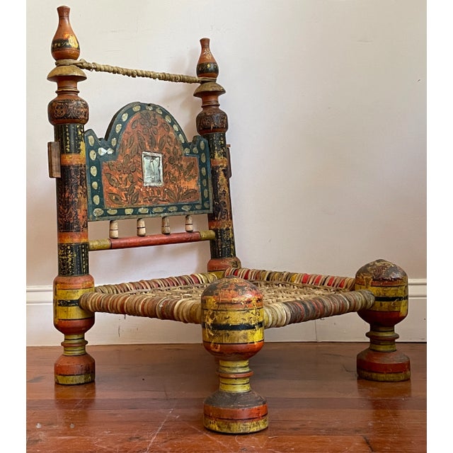 Tribal 19th Century Traditional Tribal Chair For Sale - Image 3 of 13