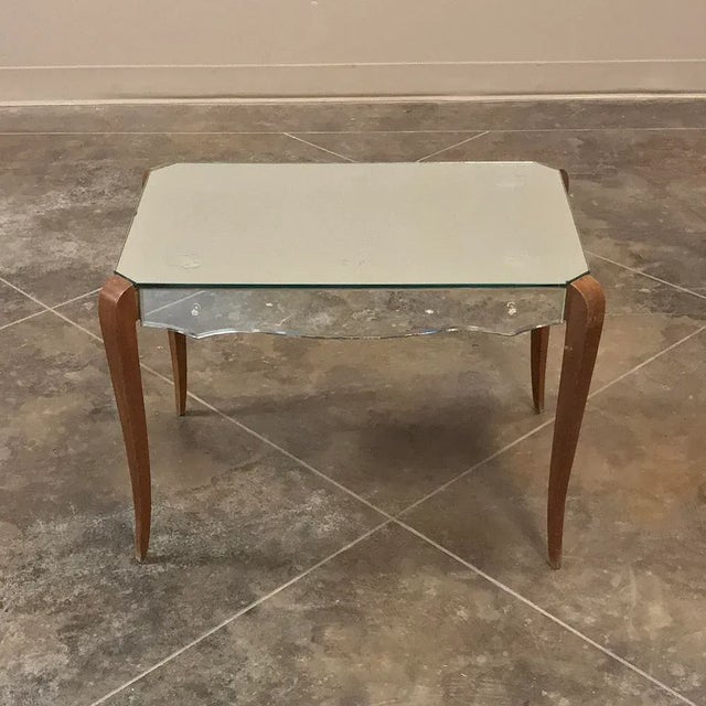 Modern Mid-Century French Mirrored Coffee Table For Sale - Image 3 of 11