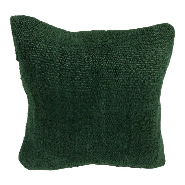 Turkish Handmade Vintage Kilim Lumbar Pillow Cover For Sale