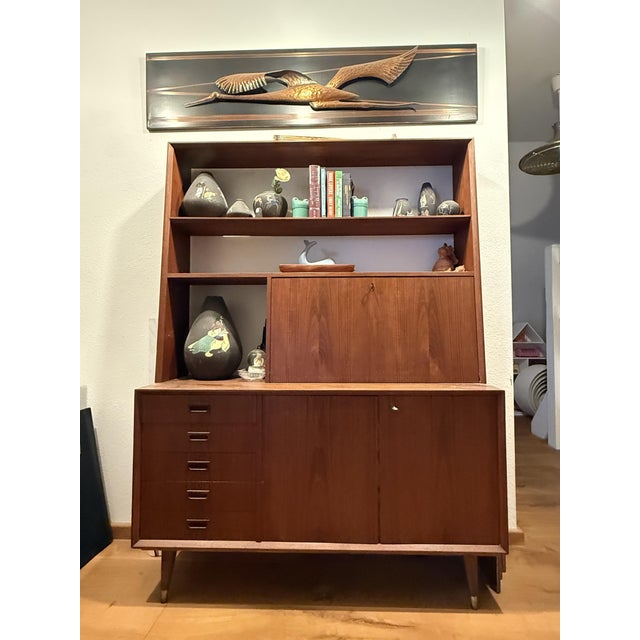 Metal and Copper Wall Decoration with Birds, 1970s For Sale - Image 14 of 15