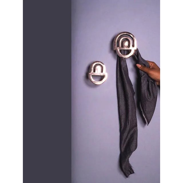 Bronzino Couple Hooks by Alessandro Zambelli for Portego, Set of 2 For Sale - Image 6 of 9