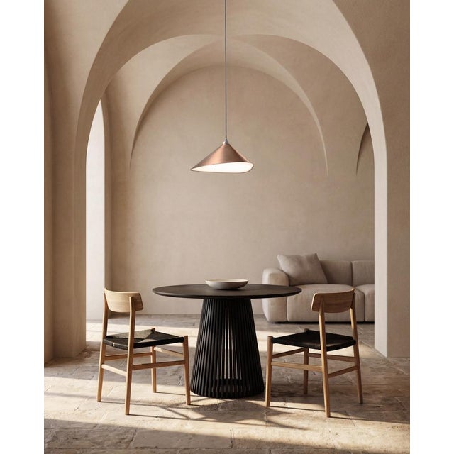 Emily is a series of handmade sheet steel lampshades in various finishes and spatial arrangements. _ Emily was inspired by...