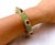 Gemstone Bochic “Capri” Vintage Emerald, Ruby & Diamond Bangle Set In 18K Gold & Silver For Sale - Image 7 of 14