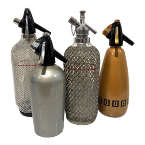 Collection of 4 Mid Century Modern Vintage Seltzer Spritzers