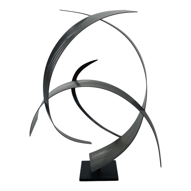 Curtis Jere Artisan House Modern Steel and Copper Sculpture, 2009 For Sale