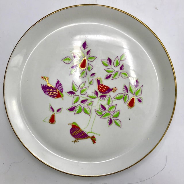Mid-Century Modern Mid-Century Modern Christmas Plates - Set of 6 For Sale - Image 3 of 11