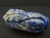 Chinese Chinese Carved Natural Lapis Lazuli Leaves Snuff Bottle For Sale - Image 3 of 10