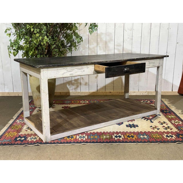 Drapers Table in Fir and Chestnut, 1930s For Sale - Image 17 of 18