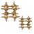 2020s Gilded Connection Modern Sculptures Set/2 For Sale - Image 5 of 6