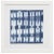 Illustration Shibori Indigo I & II Prints Matted in White Frame - 25" x 25", Set of 2 For Sale - Image 3 of 4