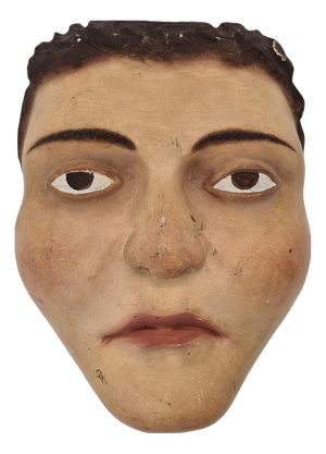 Vintage Carved Wooden Mask, 1960s