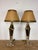 An absolutely captivating and highly collectible pair of vintage Italian mirrored obelisk table lamps, in the style of...