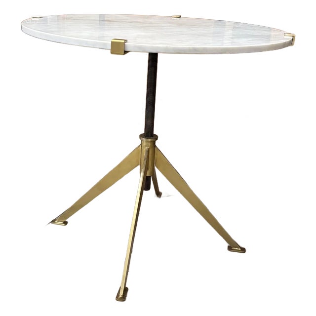 Noir Edith Adjustable Side Table, Large For Sale