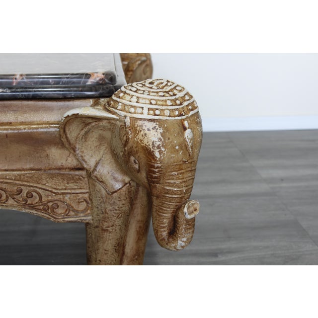 Marble Top Elephant Coffee Table Chairish
