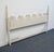 UNIQUE FURNITURE Italian Mediterranean Style Hollywood Regency King Size Headboard 7176 - Dorado White Finish 52" High 80"...