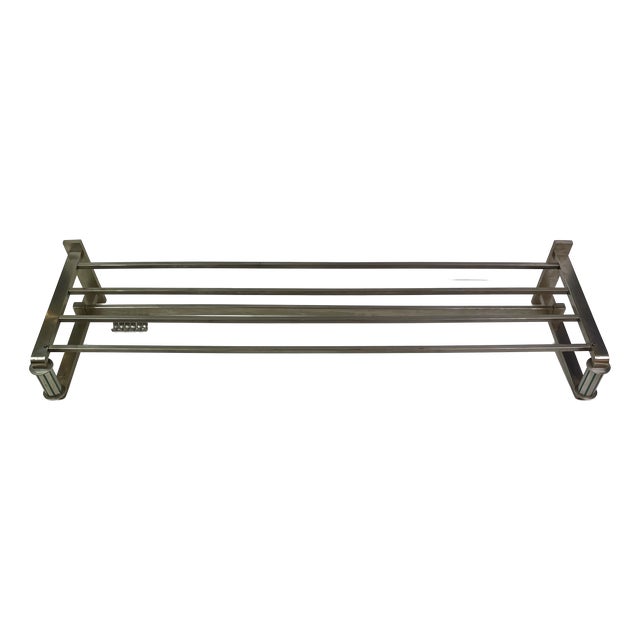 Art Deco Train Carriage Coat Rack, 1930s For Sale