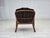 Danish Armchair in Rattan and Black Leatherette, 1970s For Sale - Image 11 of 18