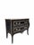 Black Vintage Louis XV Style Black Lacquer Bombe Commodes by Bodart - Pair For Sale - Image 8 of 12