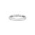 Early 21st Century Tiffany & Co. Tiffany Forever Platinum 0.27ctw Half-Circle Diamond Band Ring, Size 4.5 For Sale - Image 5 of 9