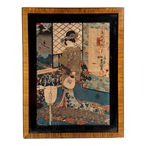 Utagawa Kunisada, Original Woodblock Print, Edo Period