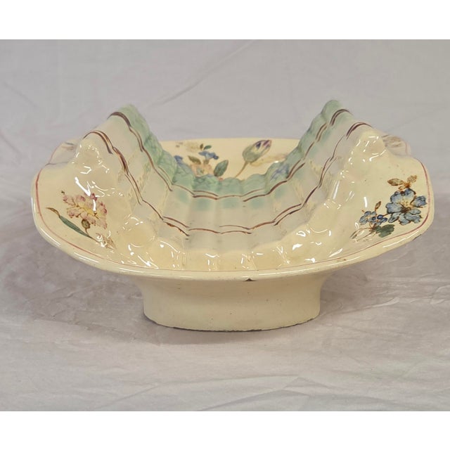 1900 - 1909 Antique Circa 1900 French Longchamp Majolica Asparagus Serving Platter For Sale - Image 5 of 13