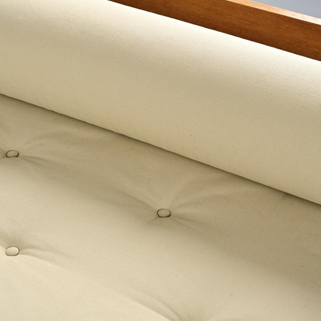 The scal daybed by jean prouvé, this is charlotte perriand's version with a swiveling writing surface. black lacquered...