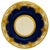 A classic and elegant set of 12 Minton England bone china dinner plates. This set features a nice deep collar of cobalt...