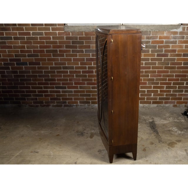 Late 20th Century Vitrine Cabinet With Glass Doors and Shelves, Attributed to Barbara Barry for Henredon For Sale - Image 12 of 12