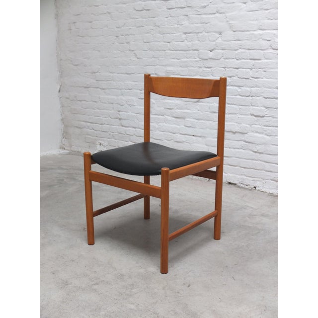 Dining Chairs in Oak from Meubelatelier Vanda, 1960s, Set of 6 For Sale - Image 12 of 18