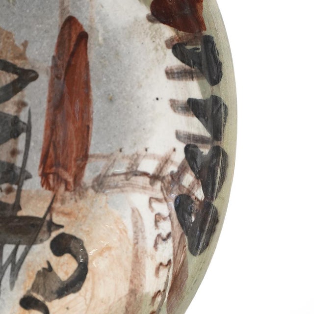 Knight Ceramic Plate by Emanuele Luzzati for Pozzo Garitta of Albisola, 1970s For Sale - Image 10 of 12