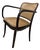 Vintage Thonet Style Prague 811 Bentwood Cane Armchair | Made in Czechoslovakia | Mid Century Modern For Sale