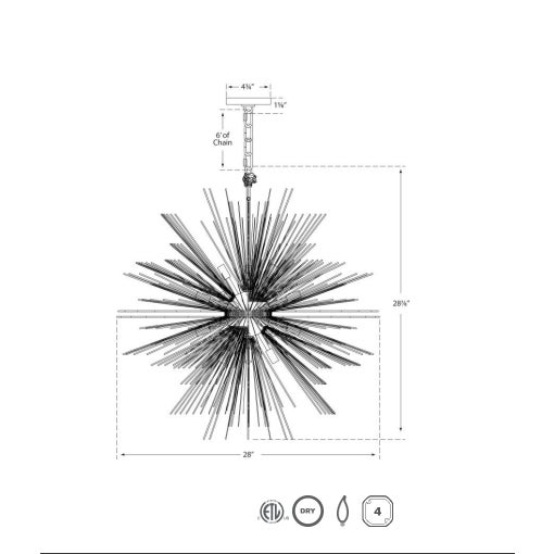 Visual Comfort Kelly Wearstler for Visual Comfort Signature Strada Medium Round Chandelier in Gild For Sale - Image 4 of 5