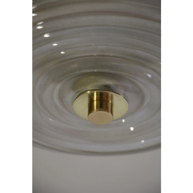 Italian Art Deco Murano Glass Pendant Lamp from Barovier Toso, 1940s For Sale - Image 10 of 17