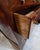 Antique American Classical Bookmatched Crotch Black Walnut Chest of Drawers With Turned Bun Feet, Circa 1845 For Sale In Washington DC - Image 6 of 16
