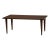 1960s Refinished Walnut 36” Coffee Table For Sale