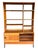 1960s Restored Danish Modern Teak Bookcase With Sliding Doors – 1960s Mid-Century Display Cabinet For Sale - Image 5 of 16