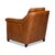 Light Brown Leather Accent Chair For Sale - Image 4 of 10