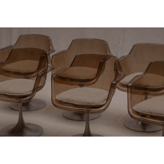 Space Age Dining Chairs, France, 1970s, Set of 6 For Sale - Image 4 of 13