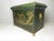 Green Vintage French Tole Painted Cachepot or Planter For Sale - Image 8 of 17
