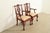 Baker Furniture Company Baker Furniture Chippendale Carved Mahogany Armchairs, Pair For Sale - Image 4 of 15