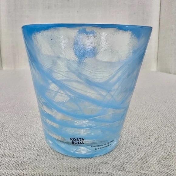 Kosta Boda Ulrica Hydman-Vallien Mine Swirl Glass For Sale In Milwaukee - Image 6 of 6