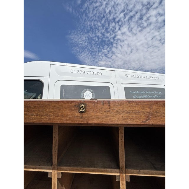 Edwardian Shop Cabinet with Pigeon Holes and Shelving For Sale - Image 14 of 18