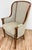 Vintage Louis XVI Style Carved Wood Arm Chair For Sale - Image 4 of 10