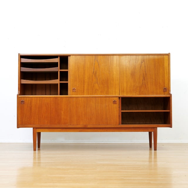 1960s Mid Century Hutch Credenza Attributed to Johannes Andersen For Sale - Image 5 of 14