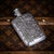 Antique 19th Century Japanese export solid silver hip flask. Of a rectangular shape with rounded corners and a curved...