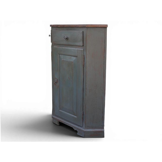 Antique Italian Four-Door Painted Sideboard For Sale - Image 4 of 17