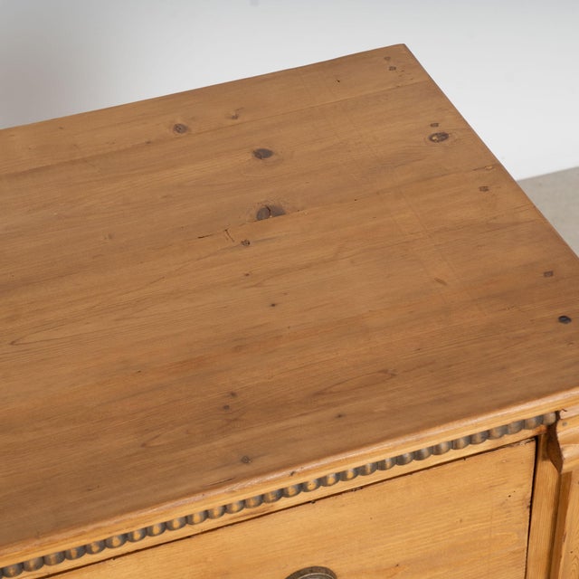 Late 19th Century Hungarian Large Pine Chest of Three Drawers For Sale - Image 9 of 17