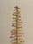 Metal Vintage Gold Wire Beaded Christmas Trees – Set of 2 (20” Each) For Sale - Image 7 of 11