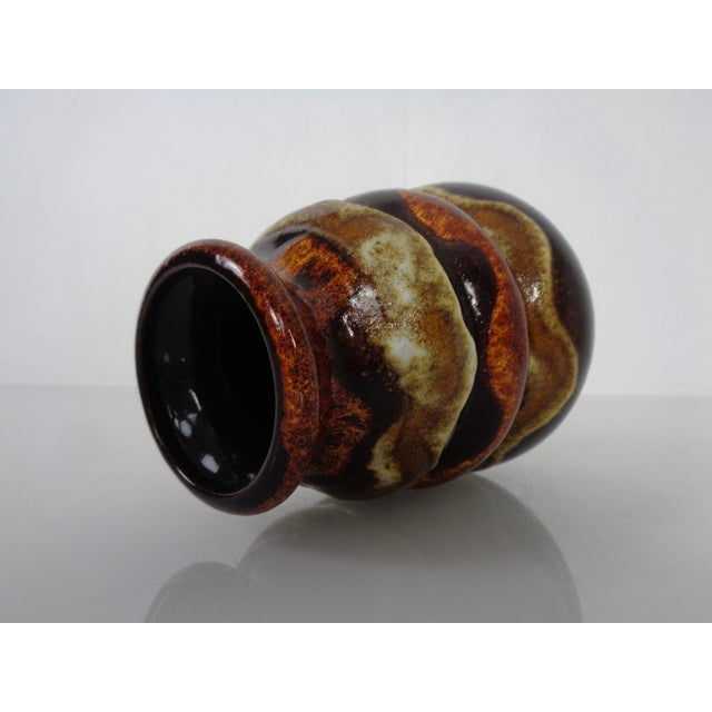 Brown Glazed Ceramic Vase from Dümler & Breiden, Germany, 1970s For Sale - Image 8 of 15