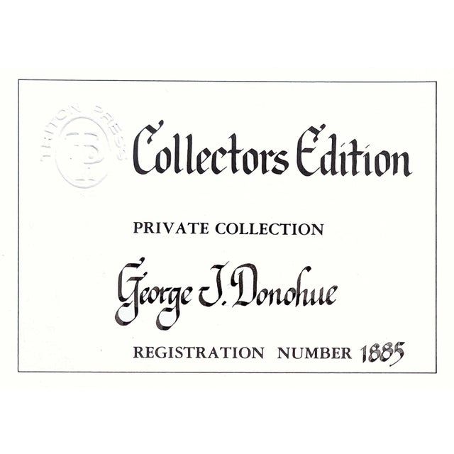 1970s 1974 Odilon Redon Collotype "Profil De Lumière" (Profile of Light) For Sale - Image 5 of 5